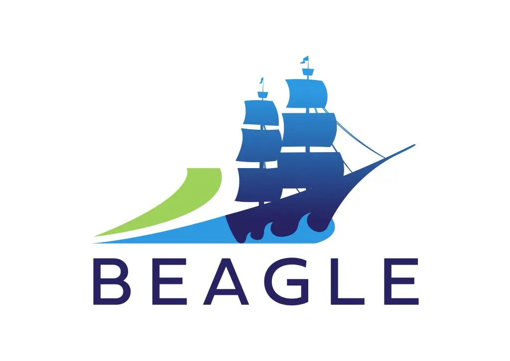 Illustration du projet BEAGLE reliant forêt, littoral, faune, capteurs, ADN environnemental et observations citoyennes.